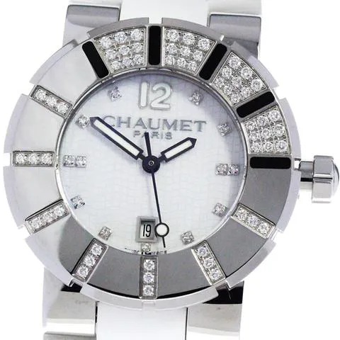 Chaumet Class One W17228-33E 33mm Stainless steel White