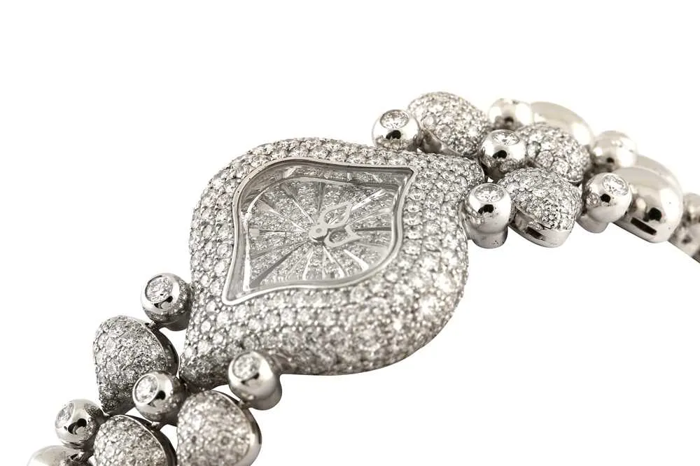 Chopard Pushkin 553 1 26.5mm White gold and diamond Pave diamond-set 1