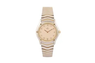 Ebel Classic Wave 181908 Yellow gold and Stainless steel Cream