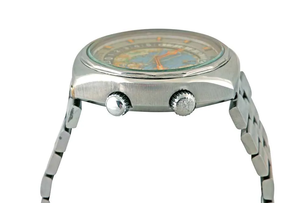 Edox Geoscope 200171 42mm Stainless steel World map 3