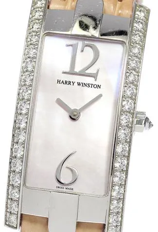 Harry Winston Avenue 330-LQW 19mm White gold Rose