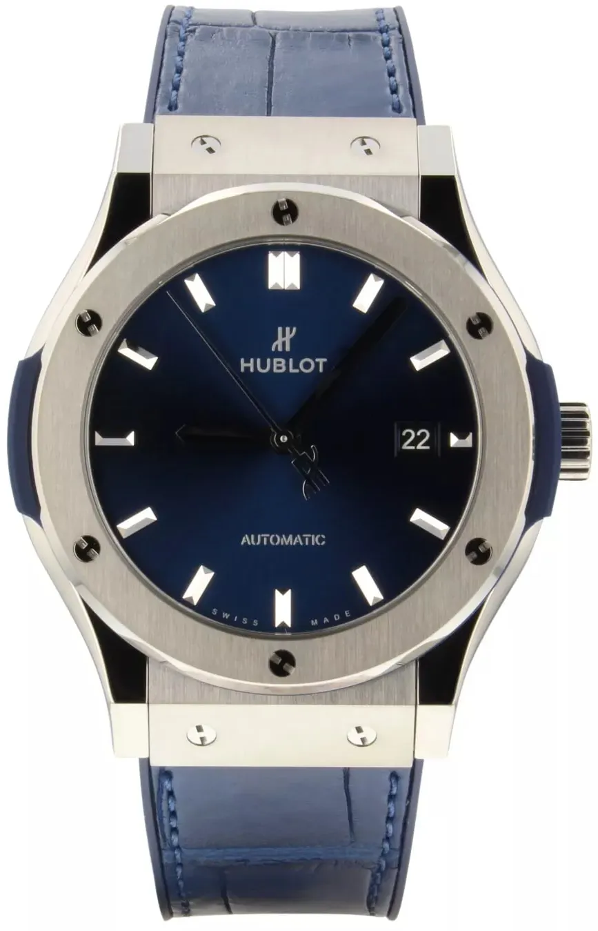 Hublot Classic Fusion 542.NX.7170.LR 42mm Titanium Blue