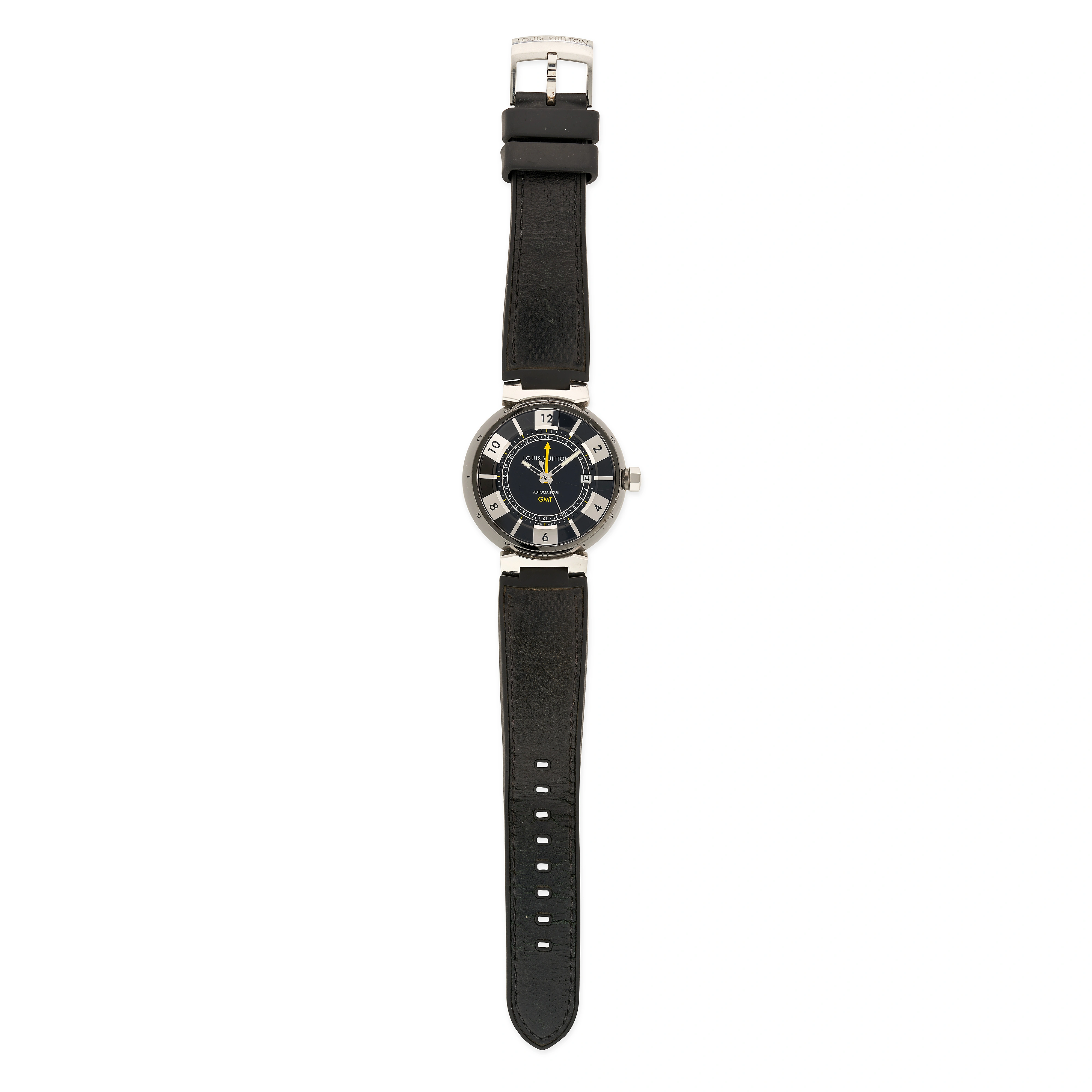 Louis Vuitton Tambour 42mm Stainless steel Black 1