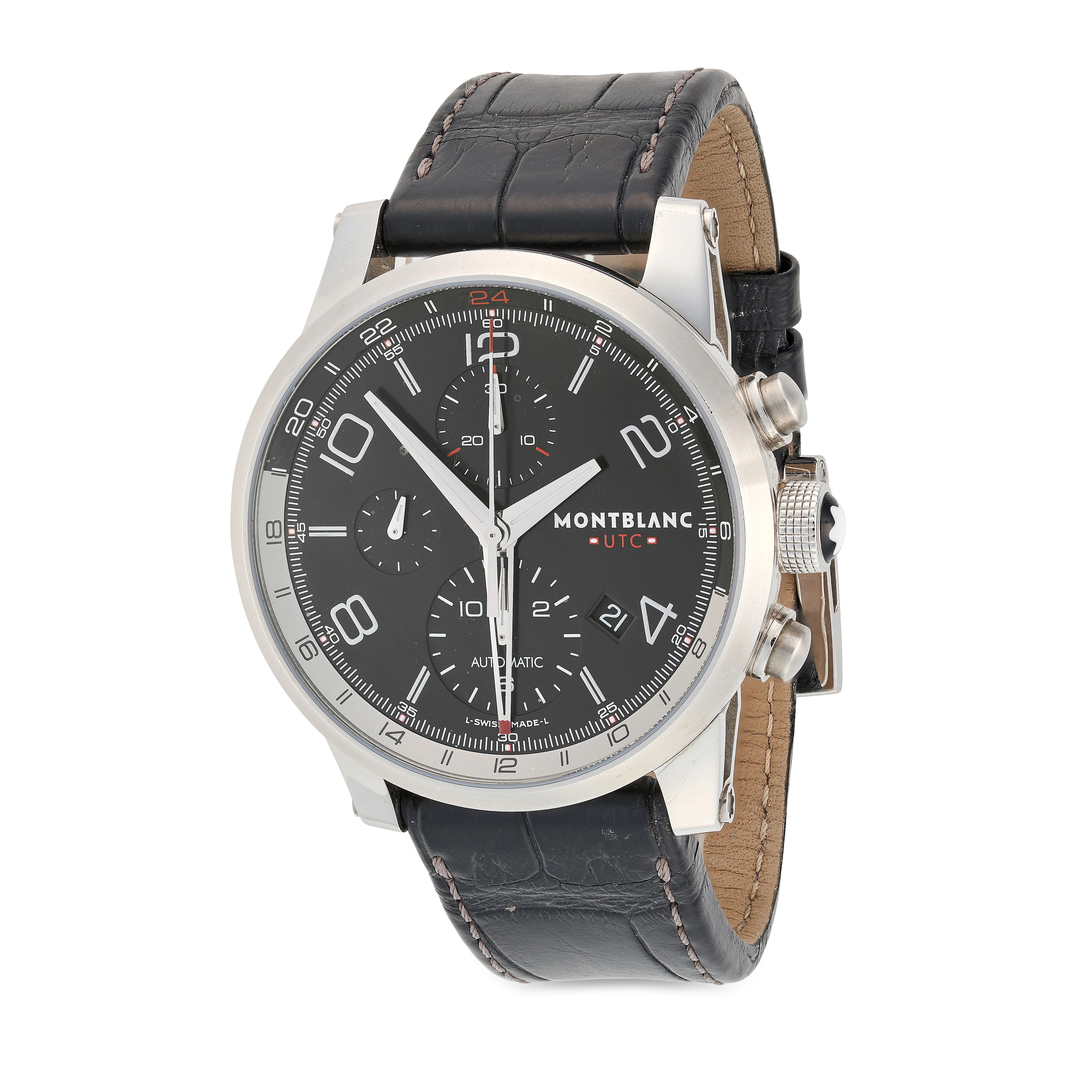 Montblanc TimeWalker 7263 40mm Stainless steel Black