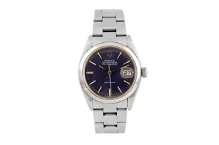 Rolex Air King Date 5700 Stainless steel Blue