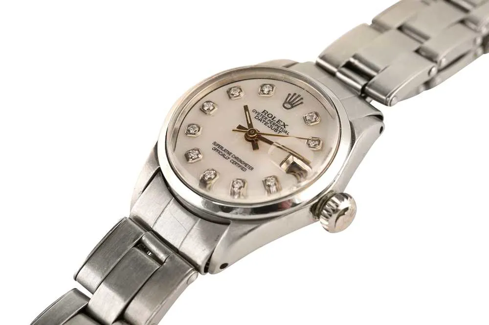 Rolex Oyster Perpetual Lady Date 6516 26mm Stainless steel Mother-of-pearl 1