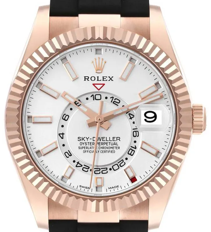 Rolex Sky-Dweller 326235 42mm Rose gold White 1