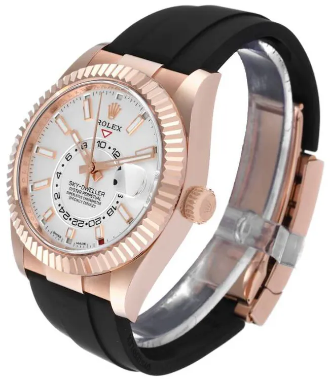 Rolex Sky-Dweller 326235 42mm Rose gold White 2