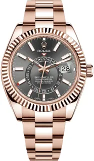 Rolex Sky-Dweller 326935-0007 42mm Rose gold Gray