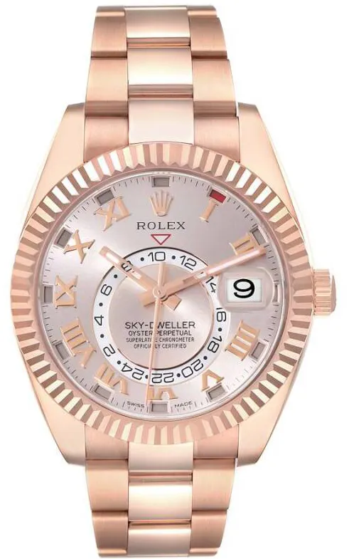 Rolex Sky-Dweller 326935 42mm Rose gold Rose