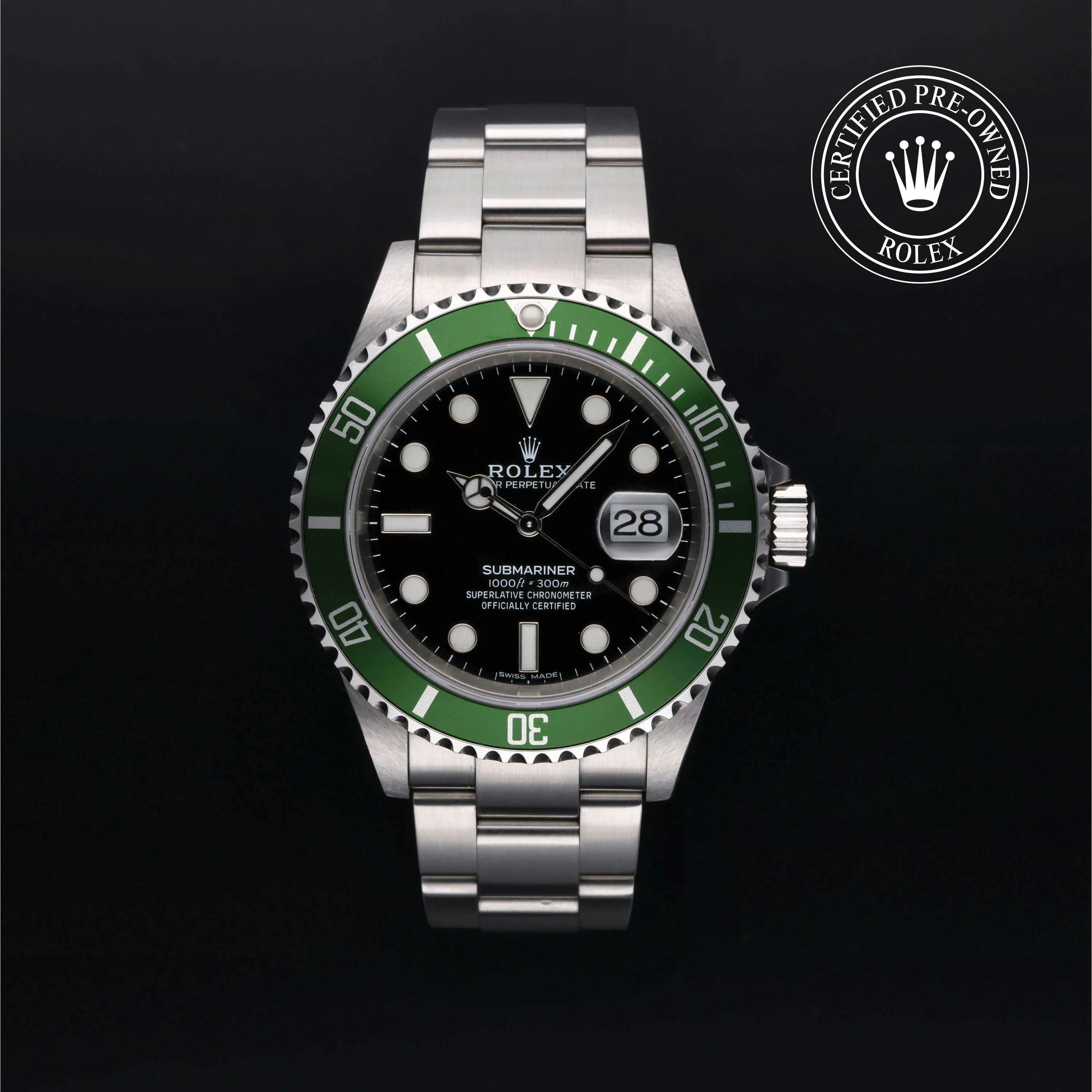 Rolex Submariner 16610LV 40mm Stainless steel Black