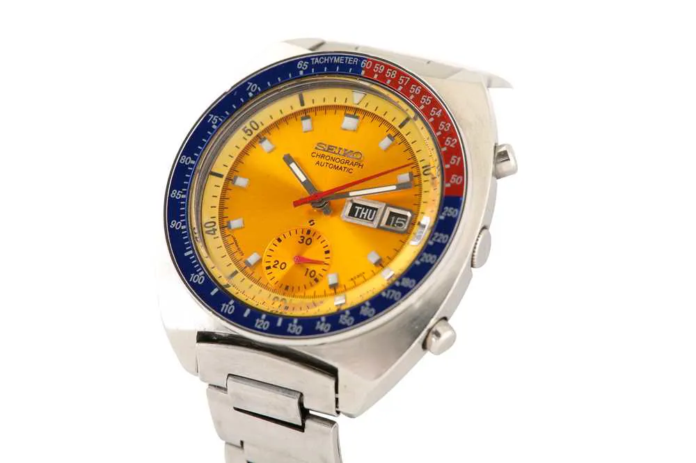 Seiko Pogue 6139-6002 41mm Stainless steel Orange 3