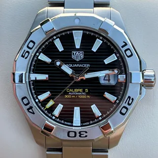 TAG Heuer Aquaracer 300M WAY2010.BA0927 Stainless steel Black