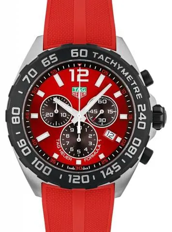 TAG Heuer Formula 1 CAZ101AN.FT8055 43mm Stainless steel Red