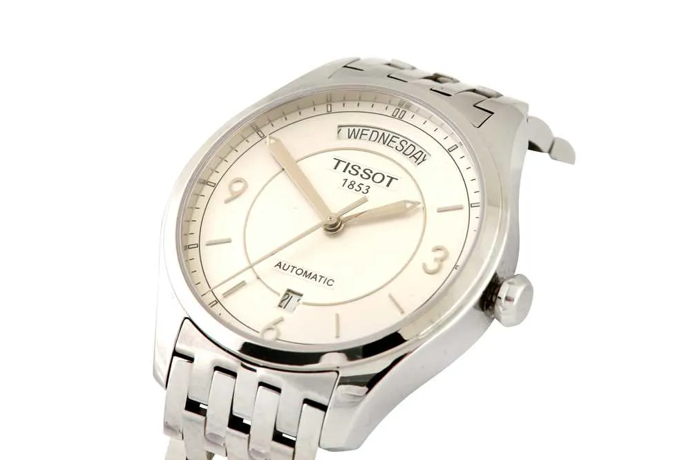 Tissot T-One Day-Date T038430A 39mm Stainless steel Silver 1