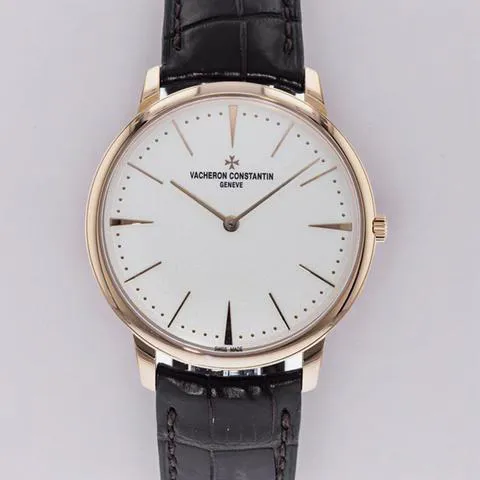 Vacheron Constantin Patrimony 81180/000R-9159 40mm Rose gold Silver