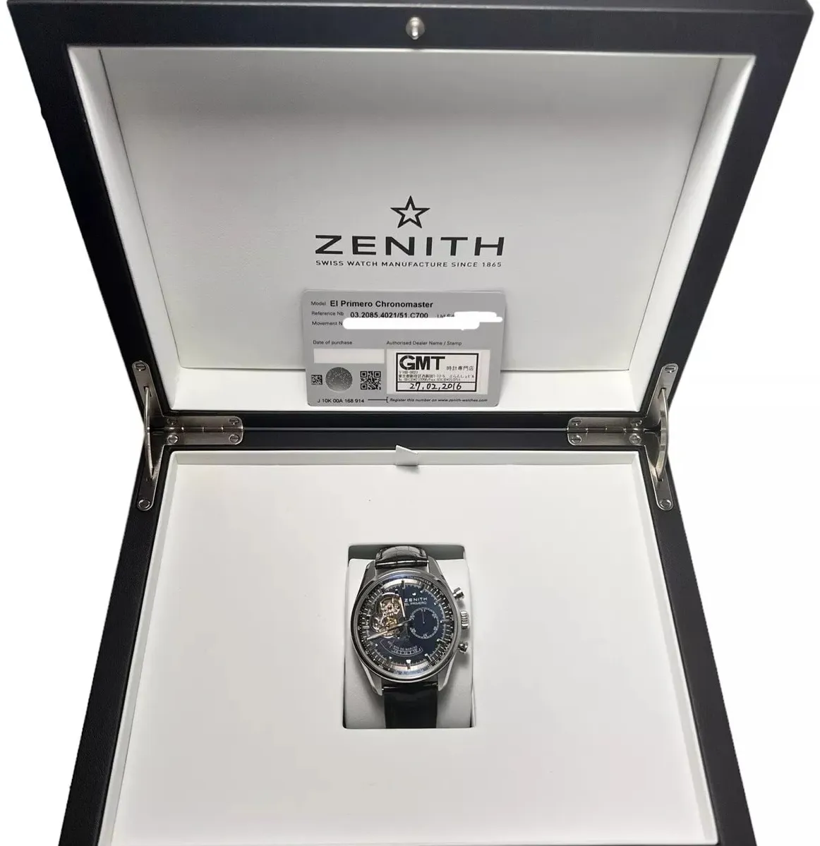 Zenith El Primero 03.2085.4021/51.C700 42mm Stainless steel Blue 5
