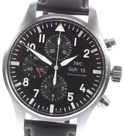 IWC Pilot IW377710 43mm Stainless steel Black