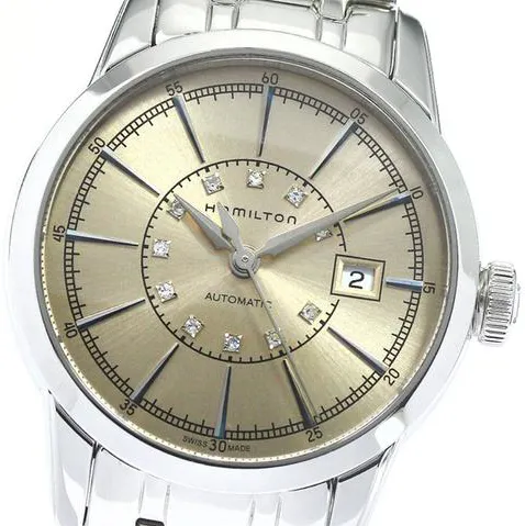 Hamilton Railroad 32mm Stainless steel Silver