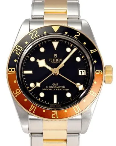Tudor Black Bay GMT 79833MN-0001 41mm Yellow gold and stainless steel Black
