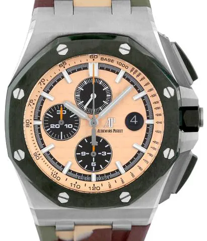 Audemars Piguet Royal Oak Offshore 26400SO.OO.A054CA.01 44mm Stainless steel Beige