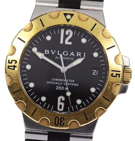 Bulgari Diagono SD38SG 38mm yg Black