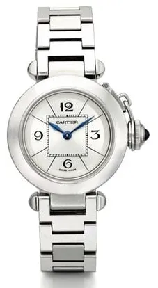 Cartier Pasha 2973 27mm Stainless steel Silver
