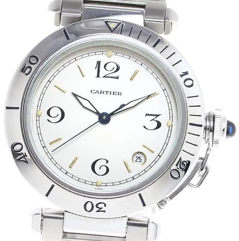 Cartier Pasha W3100655 38mm Stainless steel Champagne