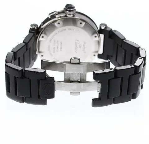 Cartier Pasha W31077U2 40mm Stainless steel Black 2