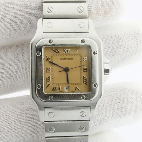 Cartier Santos Galbée 1564 29mm Stainless steel Yellow