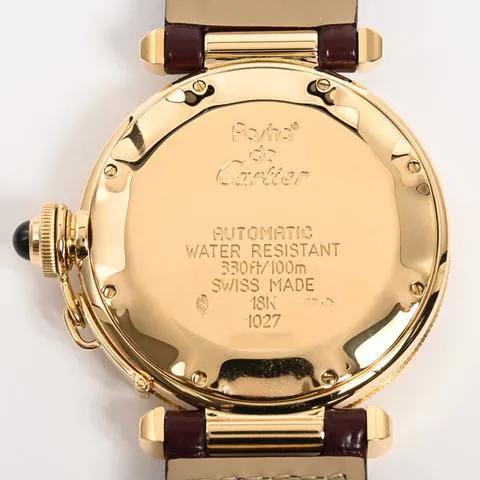 Cartier Pasha W30074D1 38mm Yellow gold Silver 5