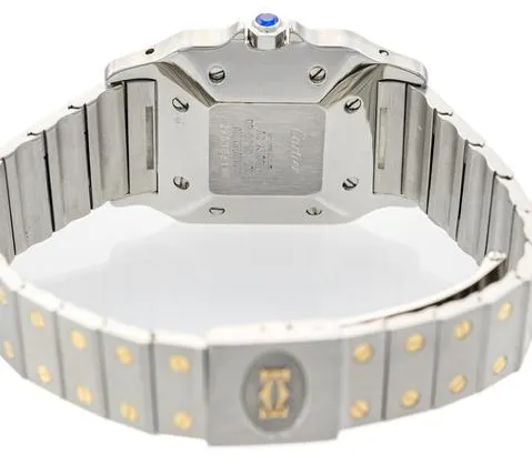 Cartier Santos 2961 29mm Yellow gold and stainless steel White 8