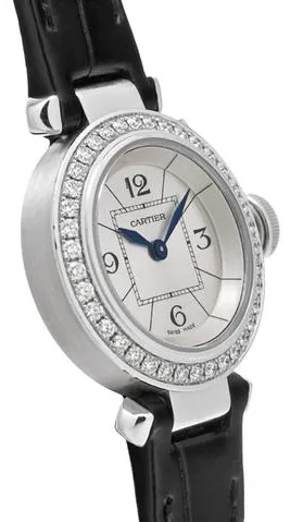 Cartier Pasha WJ124027 27mm White gold Silver 2