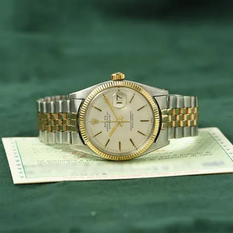 Rolex Datejust 1601 36mm Yellow gold and stainless steel Silver 4