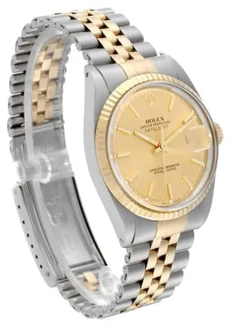 Rolex Datejust 36 16013 36mm Yellow gold and stainless steel Champagne 3