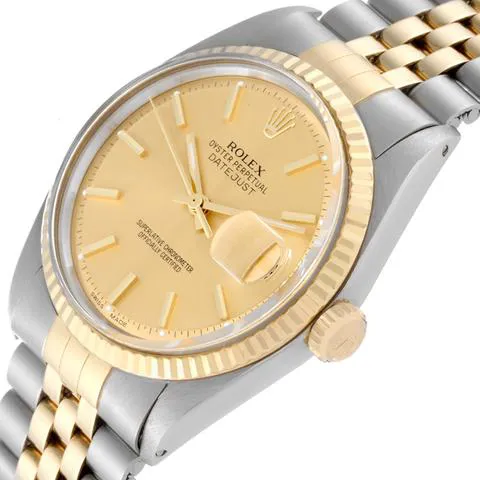 Rolex Datejust 36 16013 36mm Yellow gold and stainless steel Champagne 6