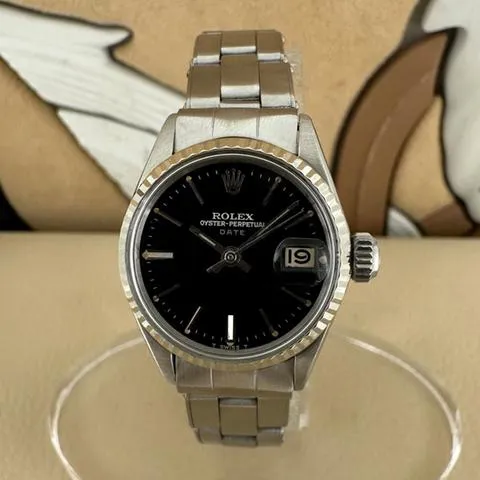 Rolex Oyster Perpetual Date 6517 25mm Stainless steel Black