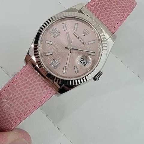 Rolex Datejust 36 116139 36mm White gold Rose 12