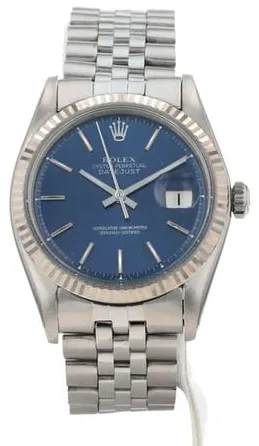Rolex Datejust 1601 36mm Yellow gold and stainless steel Blue 1