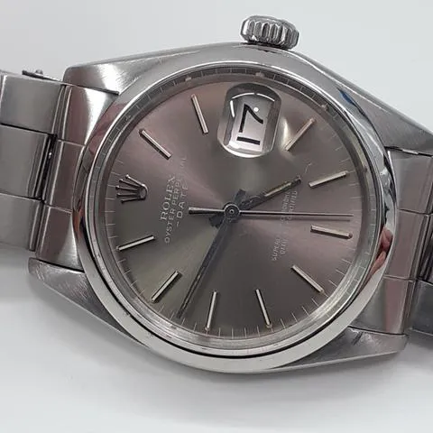 Rolex Oyster Perpetual Date 1500 34mm Stainless steel Gray