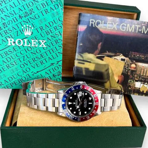 Rolex GMT-Master 16750 40mm Stainless steel Black