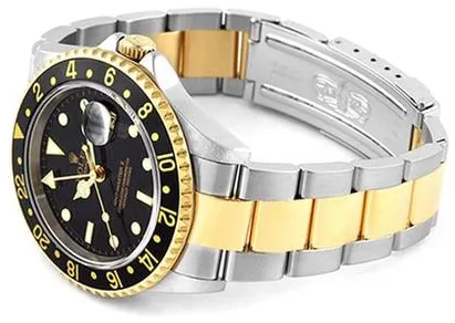 Rolex GMT-Master II 16713 40mm Yellow gold and Stainless steel Black 1