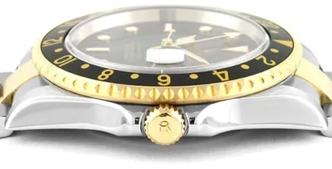 Rolex GMT-Master II 16713 40mm Yellow gold and Stainless steel Black 4