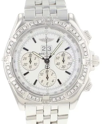 Breitling Crosswind Special A44355 44mm Stainless steel White