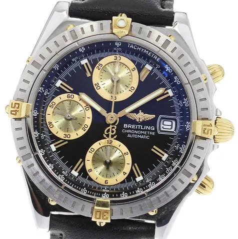 Breitling Chronomat B13352 39mm Yellow gold Black