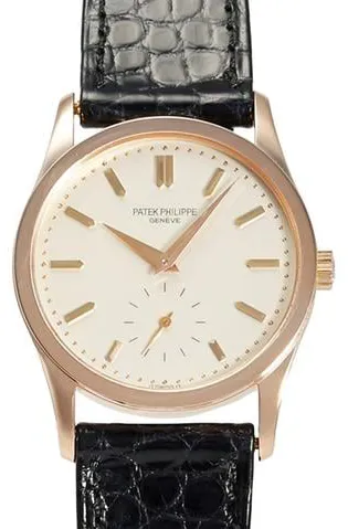 Patek Philippe Calatrava 3796R-001 30.5mm Rose gold White