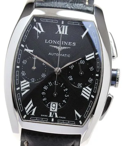 Longines Evidenza L2 643 4 35mm Stainless steel Black