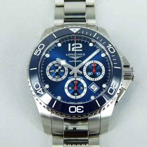 Longines HydroConquest L3.883.4 43mm Stainless steel Blue