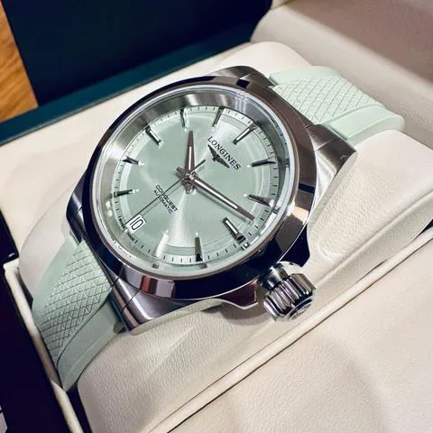Longines Conquest 34mm Stainless steel Green 2