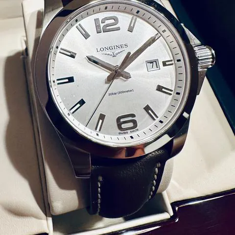 Longines Conquest L37604765 43mm Stainless steel Silver